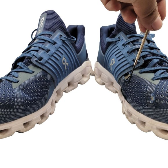 On Cloud Cloudswift Cloudtec Running Shoes Blue Helion Men’s Size 13 - Picture 3 of 12